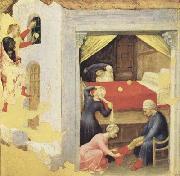 Gentile da Fabriano St Nicholas and the Three Gold Balls (mk08) oil painting artist